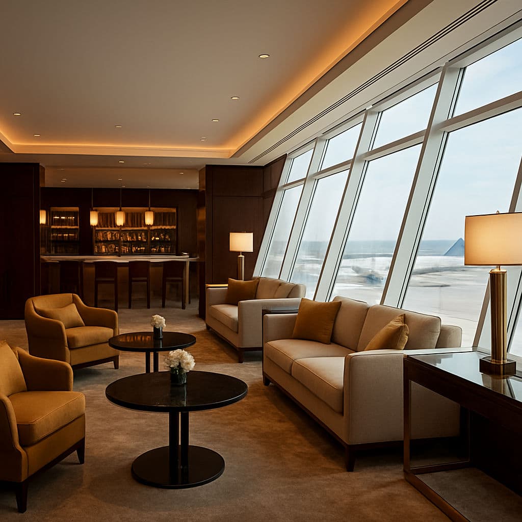 Acesso a mais de 1300 lounges em aeroportos durante perturbações